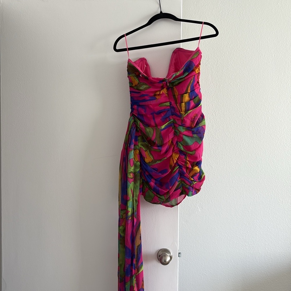Fashion Nova Vibrant Multicolor Mini Dress - Picture 12 of 16